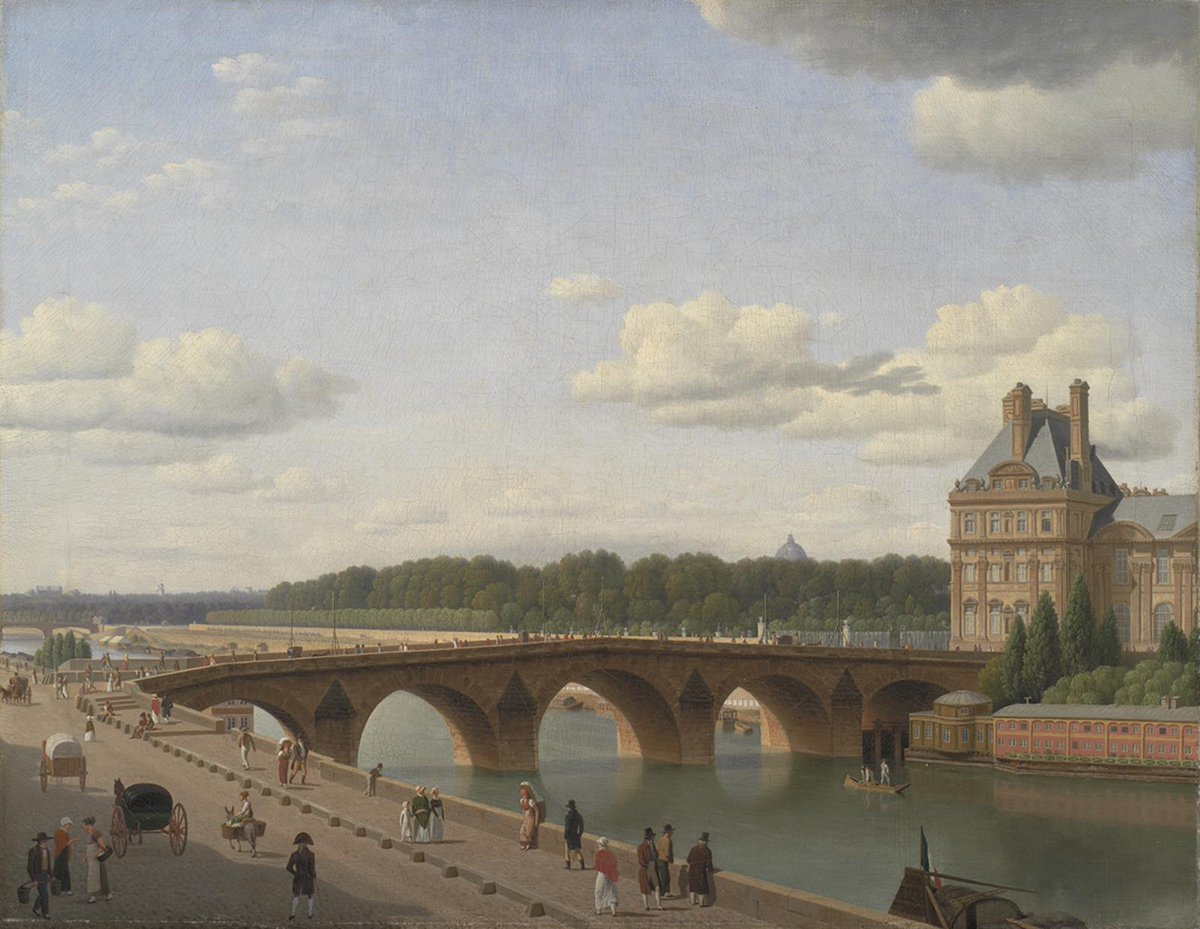 TomasMu73833924's tweet image. 'Vista del Pont Royal desde el Quai Voltaire en París'
Creación de 1812.
Técnica: Óleo sobre lienzo.
Dimensiones: 55,5 × 71 cm.
Ubicación: Galería Nacional de Dinamarca (SMK), Copenhague, Dinamarca.
Autor: C. W. Eckersberg (danés, 1783-1853)
#arts #paintings
