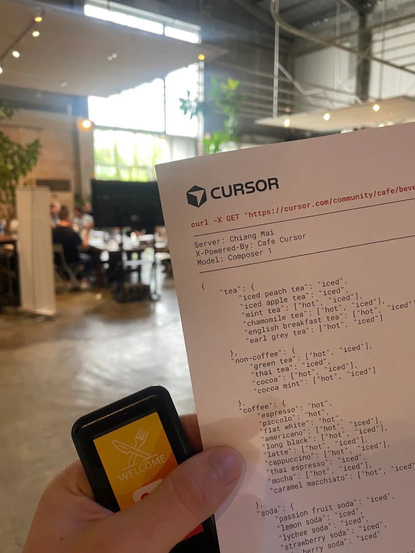 CodeByNZ's tweet image. Signs you're at a nerd event:

When the dinner options are formatted in JSON...😂