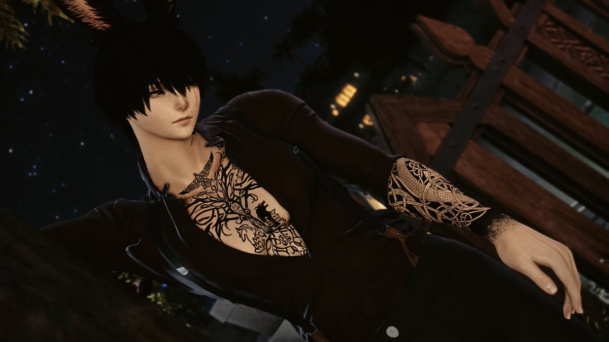 ShadowbunnyRose's tweet photo. It’s been so long since I’ve done one of these, I had to blow the dust off it like an ancient artifact… pretty sure I unlocked a hidden achievement just for remembering how 💀#FFXIVselfie https://t.co/BQRaywNCzj