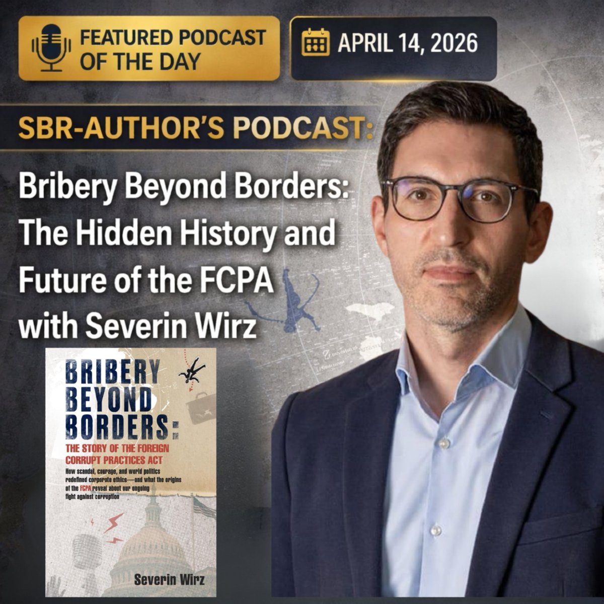 tfoxlaw's tweet image. Featured Podcast of the Day | April 14, 2026: Think the FCPA started with Watergate? Think again. Severin Wirz unpacks the hidden history and future of anti-corruption enforcement.
 
Listen now: bit.ly/4cJxKx2 #FCPA #Compliance #Ethics