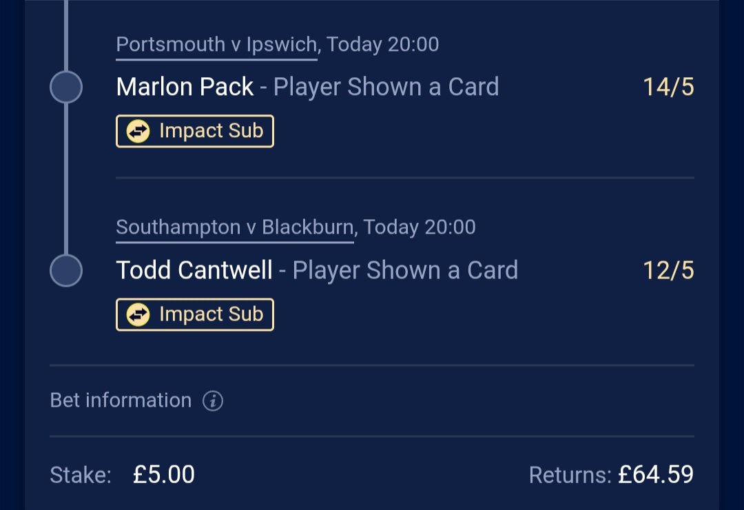 YellowCardKing_'s tweet image. Championship cross match double 

Marlon Pack - Portsmouth 🟨
Todd Cantwell - Blackburn 🟨

Cantwell has 9 yellows in 22 starts 
Pack has 9 yellows in 20 starts

William Hill 12/1 💰

#BRFC #Blackburn #Southampton 
#EFL #Championship #Pompey #Portsmouth #ITFC #Ipswich