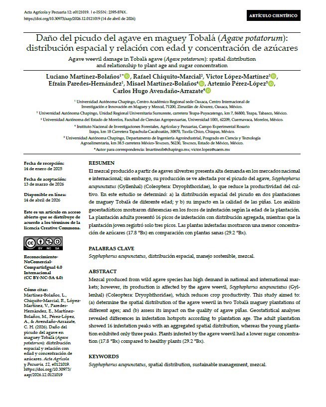 AcAgPe's tweet photo. New publication/Crop protection https://t.co/97YK6jYRp0