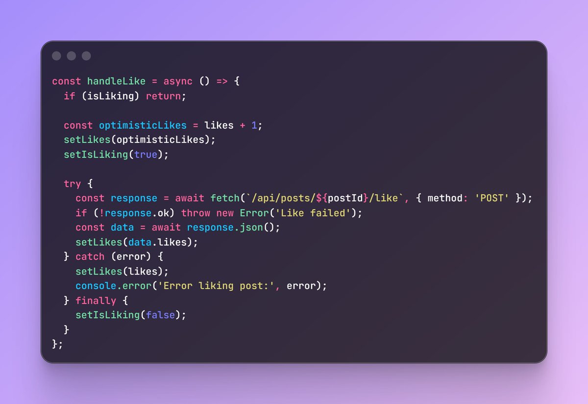 muenceai's tweet photo. We had Grok-4 write a UI Reflects Old Actions.

Then we passed it through two AI security reviewers:
- GPT-5.1 flagged it as a "Medium Risk." 🟠
- Claude Opus 4.1 flagged it as a "High Risk." 🔴

One of these major models is likely overestimating or underestimating the issue.

Can you identify major security vulnerabilities in these lines before checking the answer? 👇