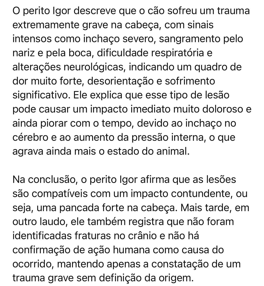 kaarolzx's tweet photo. Por qual motivo o perito mudou a versão do laudo? Pra quem não sabe, os americanos hackearam o sistema e tiveram acesso ao processo sigiloso do caso Orelha. 
Foi descoberto que o mesmo perito da exumação havia confirmado todas as lesões que o veterinário disse após examinar o Orelha. 

Mas, depois da exumação, ele afirmou que não houve ação humana nem fratura.
