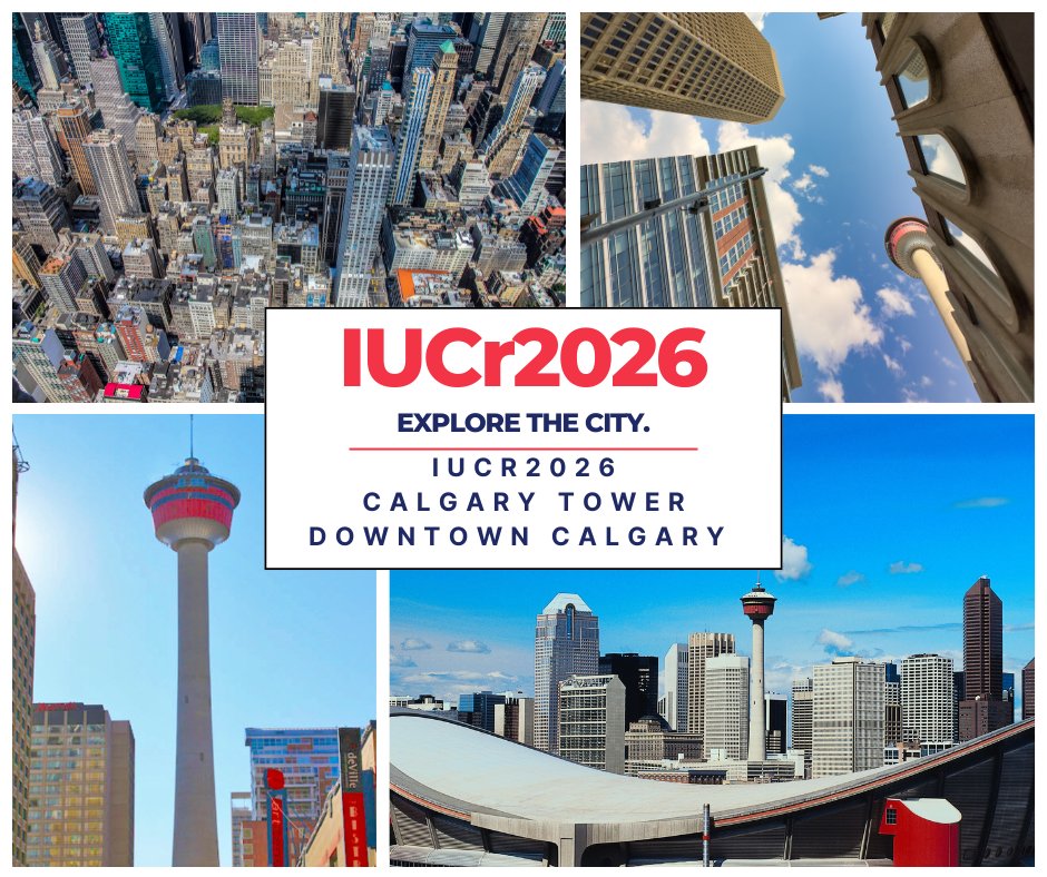 IUCr2026's tweet photo. 🗼 626 feet above Calgary. The Calgary Tower has been an iconic part of the skyline since 1961, and the views are unreal. 

Add it to your IUCr2026 itinerary this August. 

👉 Newsletter signup:  https://t.co/DmsscSbZwt

 #IUCr2026 #Calgary #CalgaryTower #Crystallography https://t.co/q2UP5uKw44