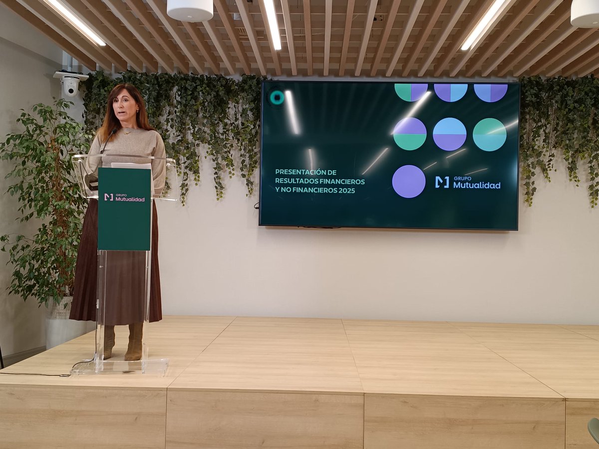 Flor_Cid's tweet photo. Grupo Mutualidad incrementa un 7% el ahorro bajo gestión y alcanza 11.546 millones de euros en 2025 #Resutados #DesayunoDePrensa #Encuentros #SectorAsegurador @Mutualidad_es @FundMutualidad @AvanzaPrevision https://t.co/ZK34QWZYHn https://t.co/J2TP4T7j3n