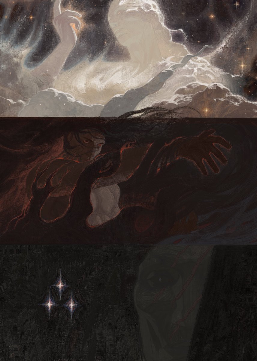 hvfrue's tweet image. Melkor from Silmarillion piece that I did for the wonderful @the_cursed_zine !
#lotr