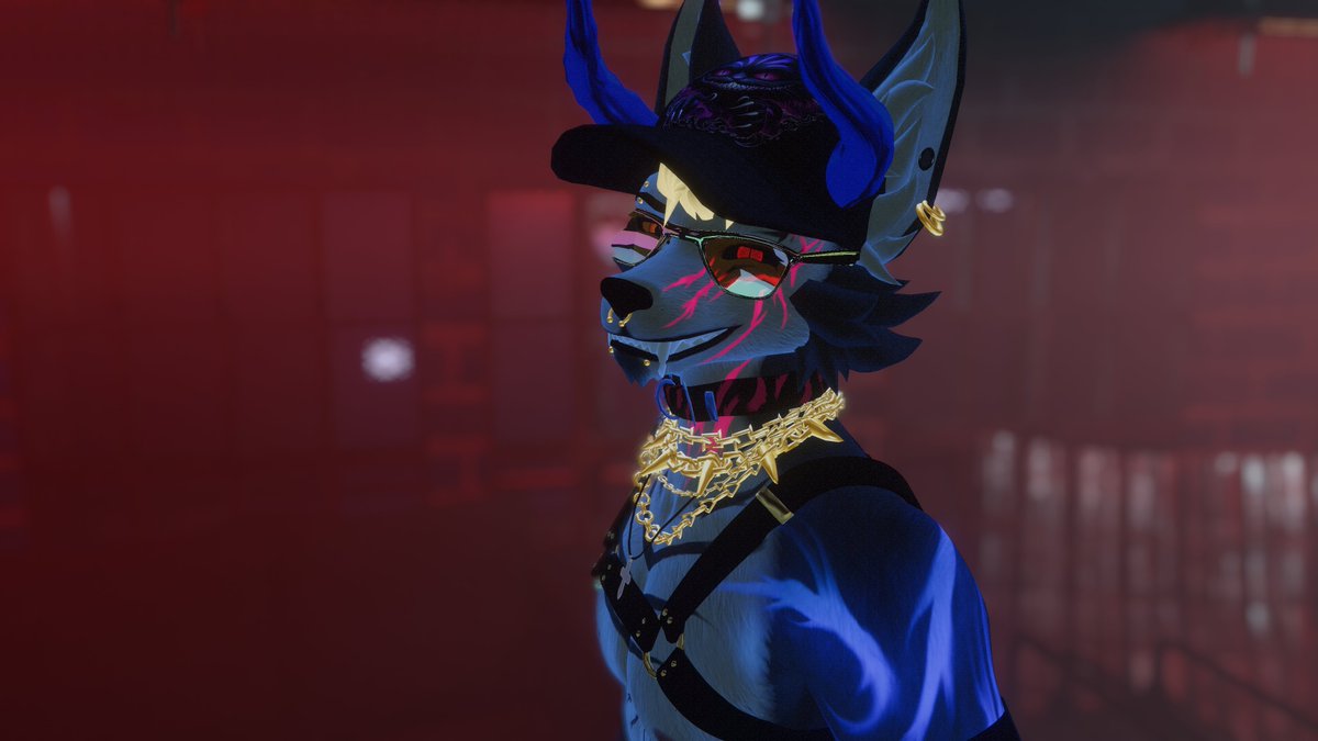 Scarlet Delight.
#vrchat #vrc #vrcfurry #vrchatphotography #vrchatcommunity #vr #furry #werewolf