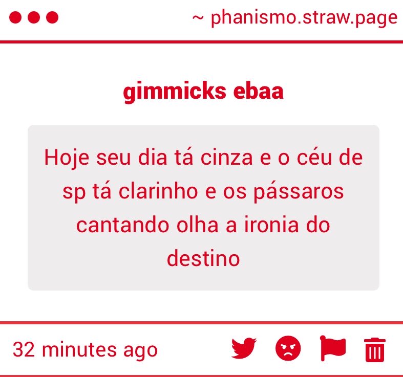 eu morando no nordeste tendo um dia cinza nublado enquanto sp tá um dia lindo  é o poste mijando no cachorro