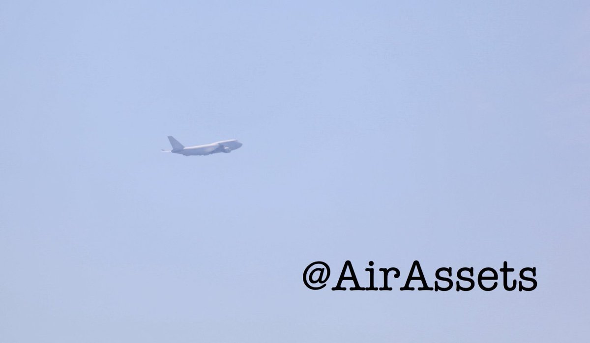 AirAssets's tweet image. Kalitta Cargo 747 N740CK just departed Naval Station Norfolk along with a C-17 on her tail (04-4131)