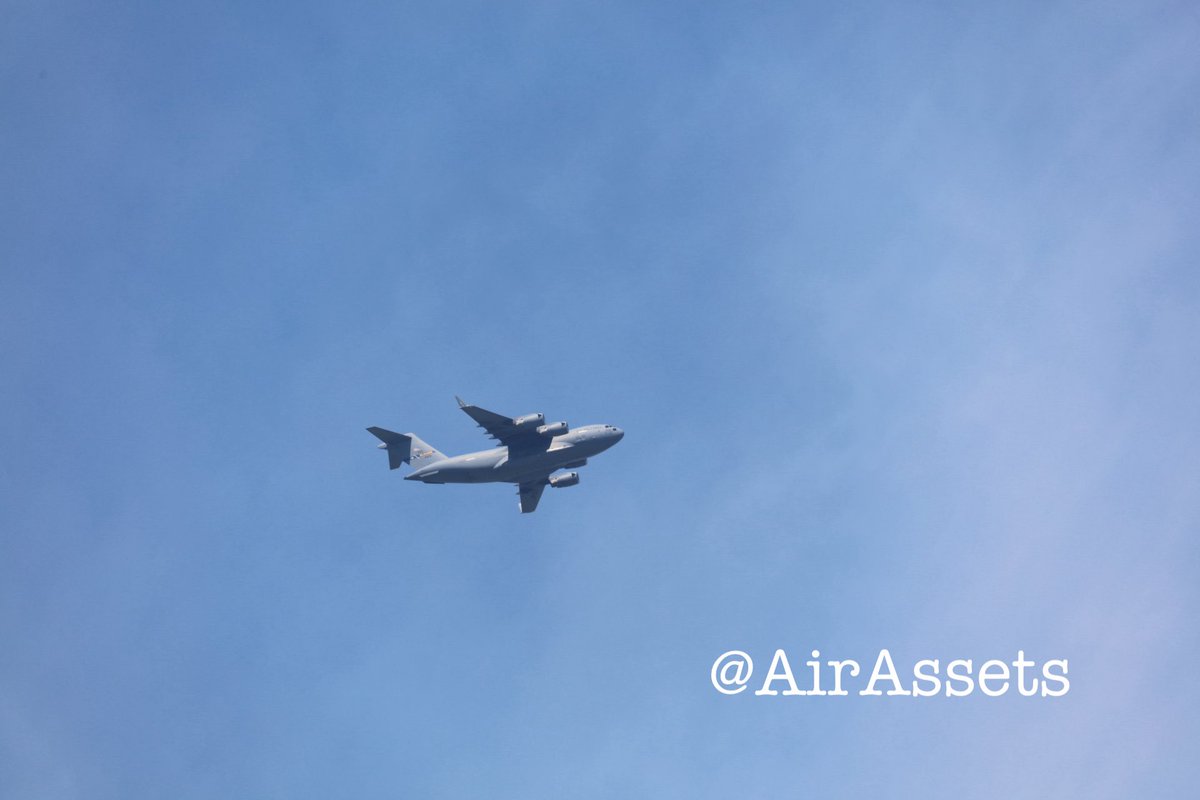 AirAssets's tweet image. Kalitta Cargo 747 N740CK just departed Naval Station Norfolk along with a C-17 on her tail (04-4131)