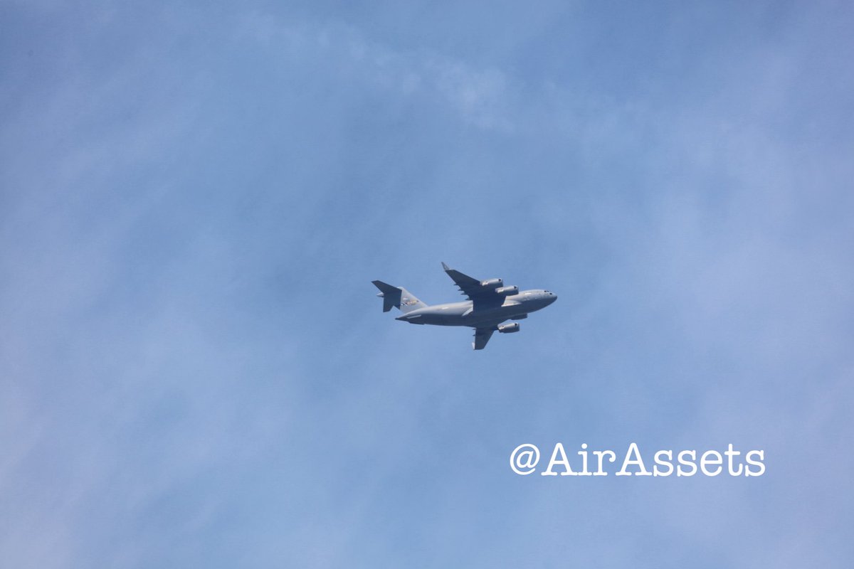 AirAssets's tweet image. Kalitta Cargo 747 N740CK just departed Naval Station Norfolk along with a C-17 on her tail (04-4131)