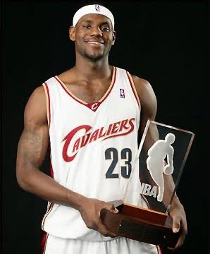 CurseMuse's tweet photo. Breaking News: The NBA is revoking LeBron James ROTY title 

due to lack of winning

The award will now go to Carmelo Anthony https://t.co/jlNf5840Qv