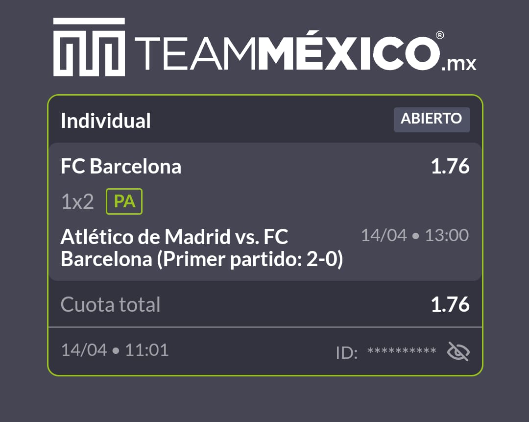 GoldenPicks777's tweet photo. 🚨🍀 PICK DEL DÍA 
Vamos con el Barcelona el día de hoy, tienen desventaja de 2-0 y hoy todo está en contra pero lo demostraron en la Copa del Rey donde casi le dan la vuelta al Atlético y hoy se sueña con la remontada al ser solo 2 goles. 

Momio -130 https://t.co/wInFFEzlxP
