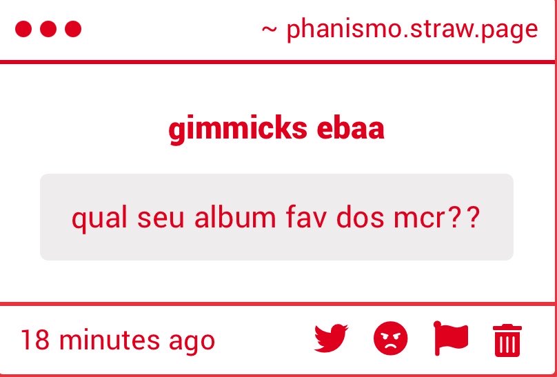 tenho apego no the black parade