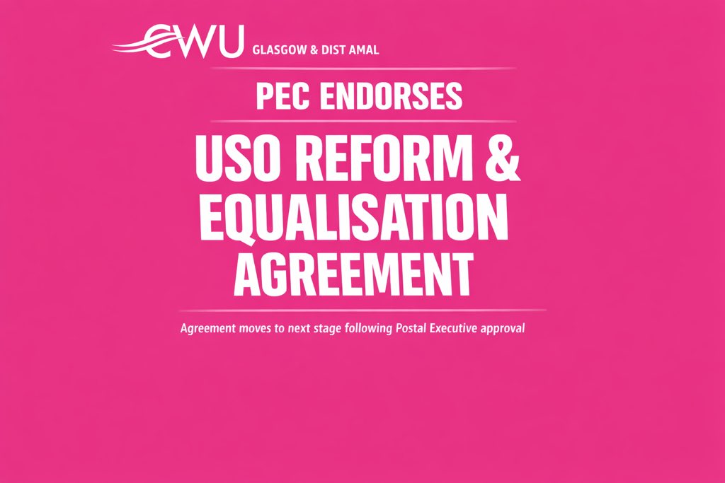 Glasgow and District CWU (Postal) tweet media