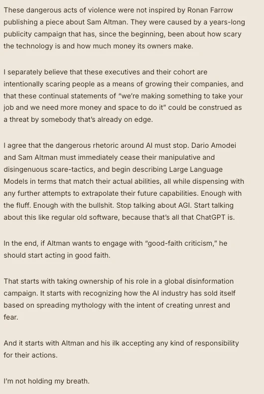 Ed Zitron tweet media