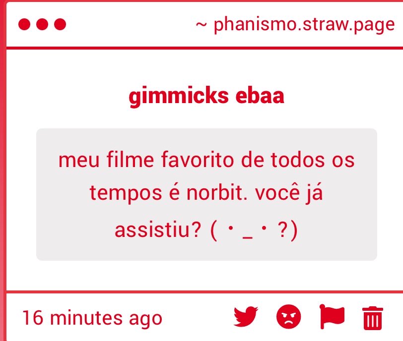 eu já assisti com a minha familia mas faz muito tempo então não lembro quase nada dele