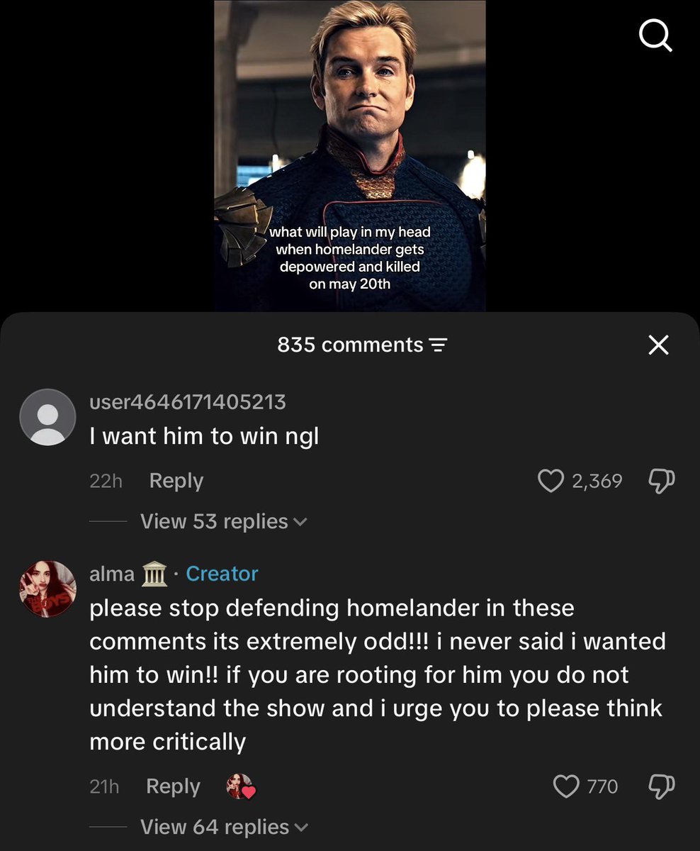 grace | is grieving homelander tweet media