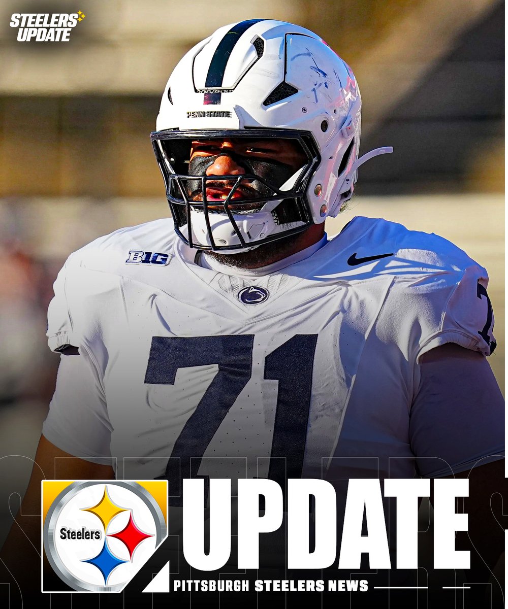 SteelersUpdate1's tweet image. The Pittsburgh #Steelers hosted Penn State OG Olaivavega Ioane for a Top 30 pre-draft visit on Tuesday.

Ioane, 22, is considered the top guard in the draft and viewed as a top-15 pick. He measured 6-foot-4, 320 pounds at the #NFL Combine.

Ioane started 32 games at left guard