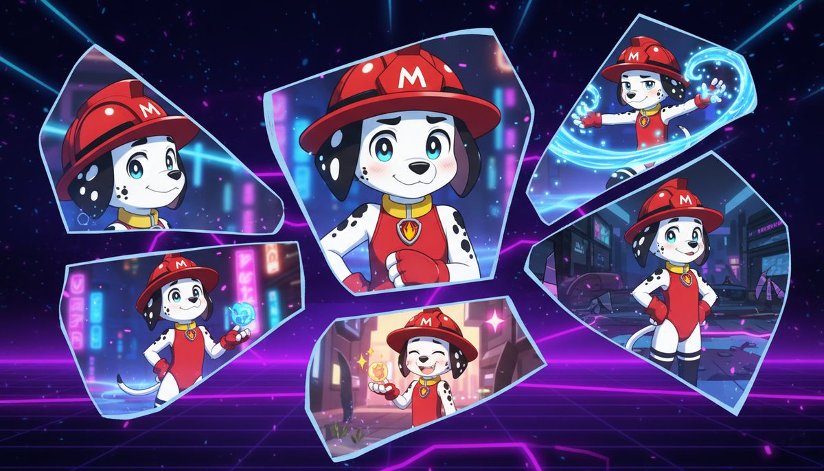 leocat0AI's tweet image. Cute Marshall 

#PawPatrol  #Marshall