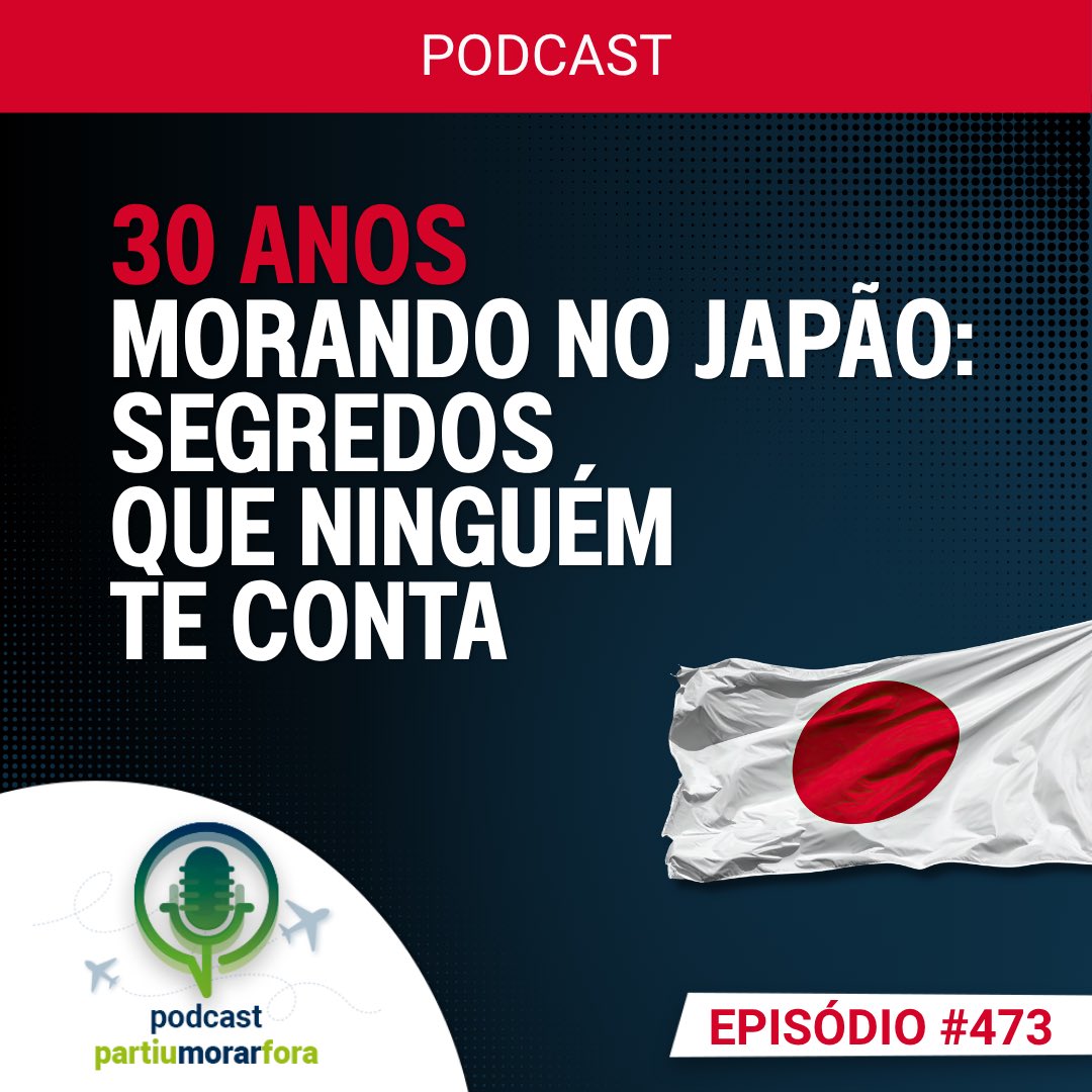 vagaspelomundo's tweet photo. Novo podcast no ar! Ep 473 🇯🇵  30 anos morando no Japão: segredos que ninguém te conta! Episódio disponível em vídeo no canal! 

https://t.co/NT3koT1WGA 

#Podcast #PartiuMorarFora #MorarFora #MorarNoJapão #Japão https://t.co/T9dsUxvGYd