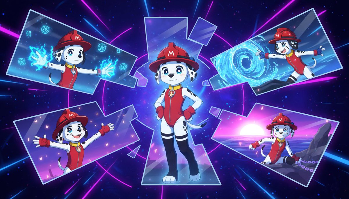 leocat0AI's tweet image. Cute Marshall 

#PawPatrol  #Marshall