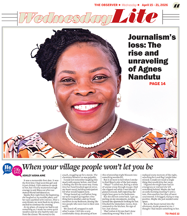 observerug's tweet photo. In @observerug 
🔹Musenero: Now get off my back! Shs 8m lab rat has produced a billion-dollar drug
🔹From farms to food: The hidden chemicals in Uganda’s supply chain
🔹The Lira we knew, and the city we found
🔹Had Iran been Uganda, what would we have done?
🔹How protection of sovereignty bill could leave Uganda’s economy in despair
🔹Edrine Ekau: The walking basket!