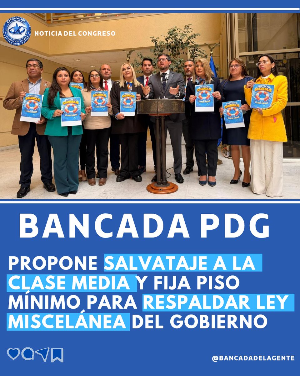 bancadapdg's tweet photo. 🔵 #bancadapdg propone salvataje a la clase media 🛟 y fija piso mínino para respaldar ⚖️ #Leymicelánea del #Gobierno https://t.co/ZdS6P5a0Ed