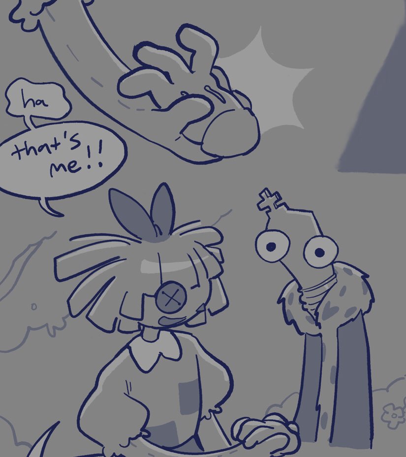 TTThreecats's tweet photo. Not rly a detail but I do hc that kinger helped her come up with her name which makes him forgetting it so often even worse 🥹 https://t.co/zaqUkxu0B8
