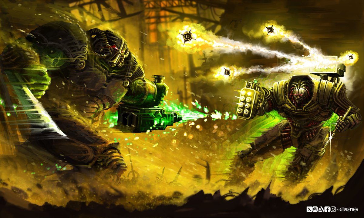 niellustrate's tweet image. "Titans"

What will happen when an unstoppable force meet an unstoppable force? 

Pick your Titan! Frank Horrigan vs Adam Smasher commission piece for @McFreescko . Thanks brother

Commission Slots: Open

#commissionart #Fallout #CyberPunk #FanArt #FrankHorrigan #AdamSmasher