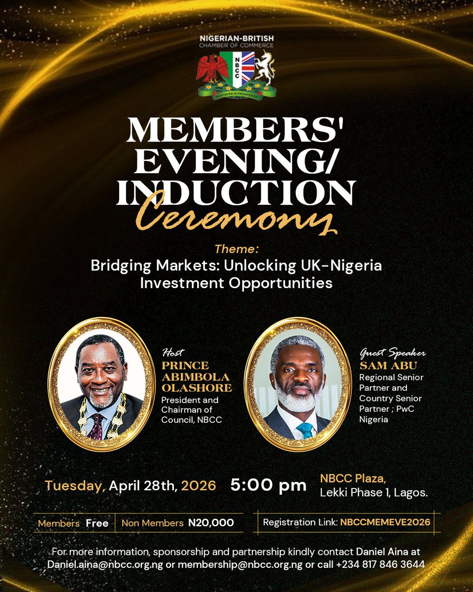 Nigerian-British Chamber of Commerce tweet media