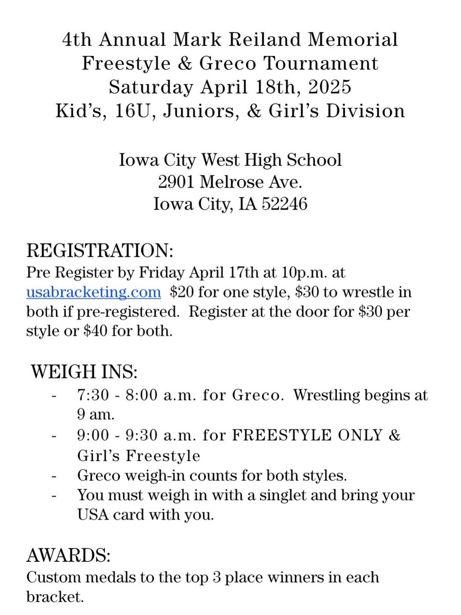 Iowa/USA Wrestling tweet media