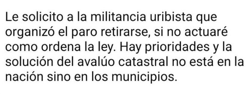 gustavotrianasu's tweet photo. Qué tal las expresiones autoritarias del presidente @petrogustavo, todo a nombre del cambio y de la coalición de seudo izquierda. Las mismas descalificaciones y autoritarismo de gobiernos oligárquicos ante los justos reclamos de la población. 
NO HUBO CAMBIO!
#FajardoPresidente https://t.co/833SLNcGTF
