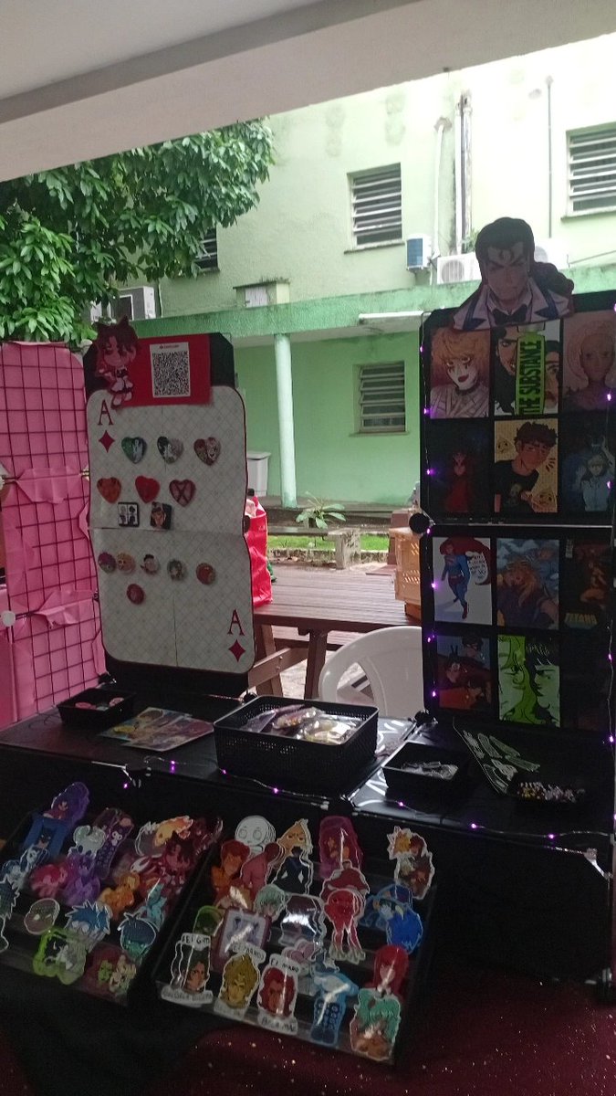 Feirinha na IFCE! 
Gostei bastante de como montei a minha mesa :D