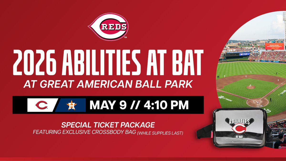 EnvisionohioDD's tweet image. ⚾💜 Be Part of Something Bigger at Abilities at Bat 2026

📅 May 9 | ⏰ 4:10 PM
 👉 Get your tickets now: bit.ly/3OAaqs1 

#AbilitiesAtBat #CincinnatiReds #InclusionMatters #EnvisionOhio #DisabilityAwareness #CommunityImpact #BaseballWithPurpose ⚾💜
