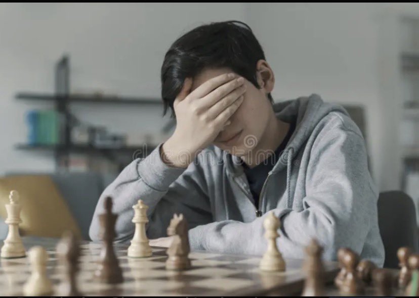 When you’re about to execute a beautifully thought out attack but then your opponent blunders and resigns