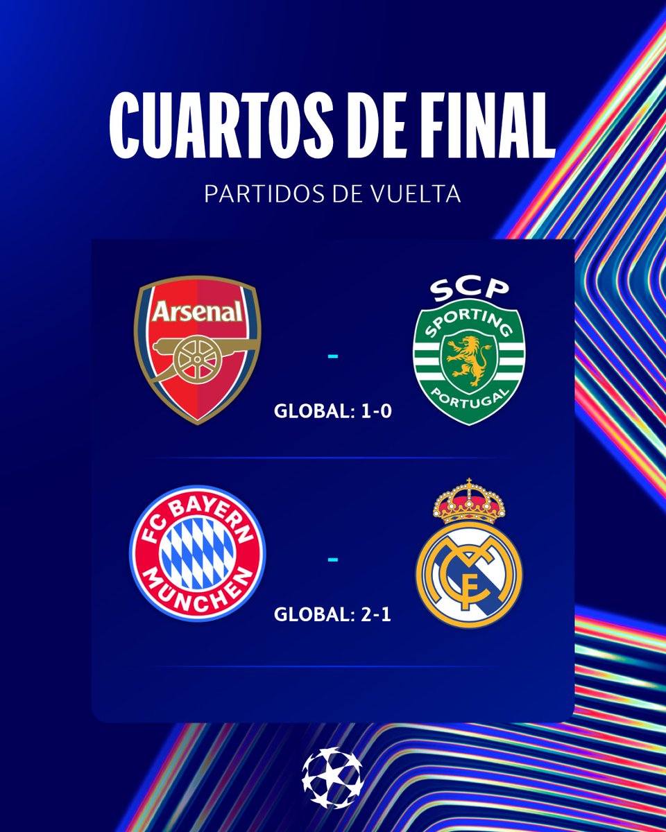 LigadeCampeones's tweet photo. ️⚽️ Hoy conoceremos los dos últimos semifinalistas

¿𝗧𝘂𝘀 𝗳𝗮𝘃𝗼𝗿𝗶𝘁𝗼𝘀? 🧐

#UCL https://t.co/WbYLJQRWTa