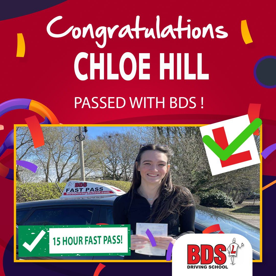 BlackpoolDS's tweet image. 🚗 Another FIRST TIME PASS with our FAST PASS course!

Huge congrats to Chloe Hill for passing on 1st April 👏 

Want to pass in days, not months?
Book your FAST PASS today 👉 bdsdrivingschool.com
📱 07736 695980

#DrivingTest #FastPass #Blackpool #LearnToDrive