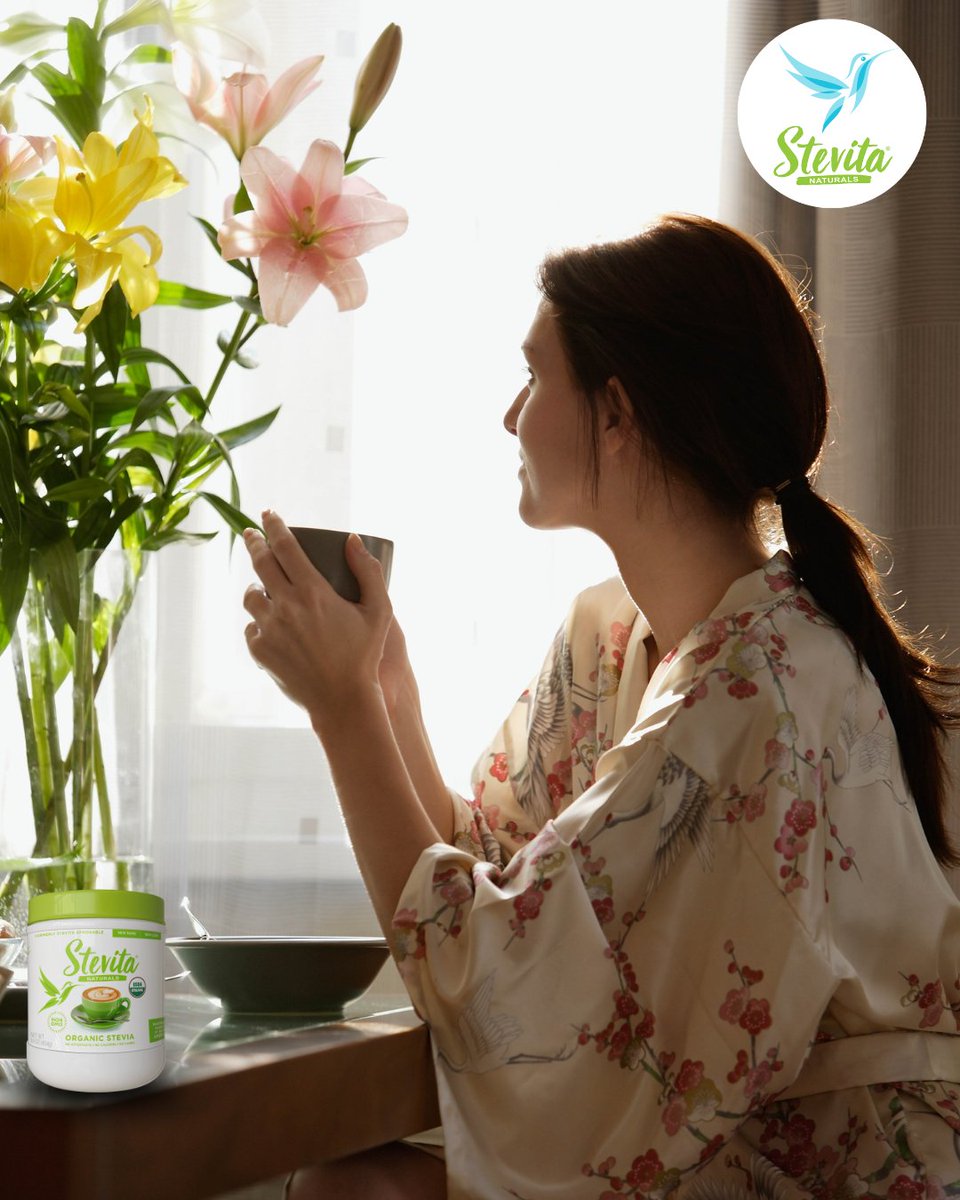 StevitaNaturals's tweet image. Your daily dose of calm. ☕

#healthandwellness #keto #sugarfree #stevia