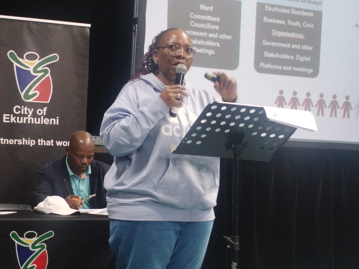 City_Ekurhuleni's tweet photo. 🏙️ #CoEIDP | Your Voice Matters
Communities across Ekurhuleni are showing up and making their voices heard during the 2026/2027 IDP and 2026/2027–2028/2029 Budget engagements 🙌
City leadership — including Members of the Mayoral Committee and senior management — https://t.co/7RuHHbPmFo