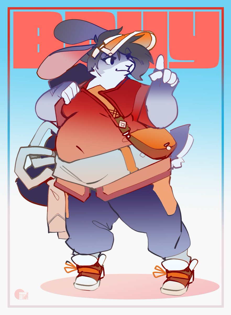 Big sporty bun for <a href="/nubbyboah/">Bunny Noah</a> ^ ^!
#furryart #commission