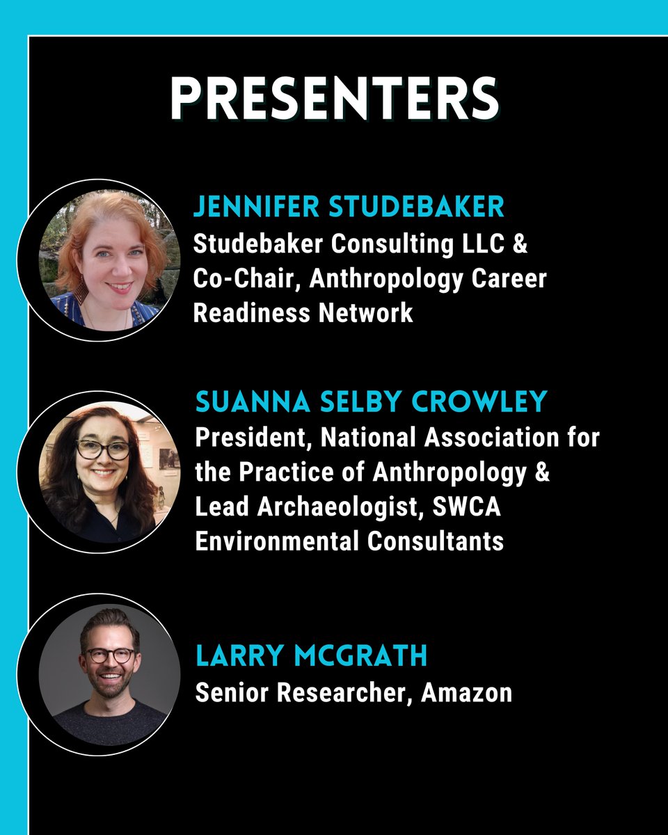 SfAAnthro's tweet image. Join us on April 17 for a free webinar, Preparing for Careers in the Age of AI

Register here: us06web.zoom.us/webinar/regist…

#SfAA #SocialScience #Anthropology #AppliedAnthropology #AI #ArtificialIntelligence