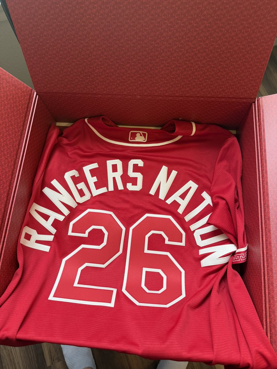 THANK YOU <a href="/Rangers/">Texas Rangers</a> <a href="/losrangers/">Los Rangers</a> for the city connect hook up 🔥🫶