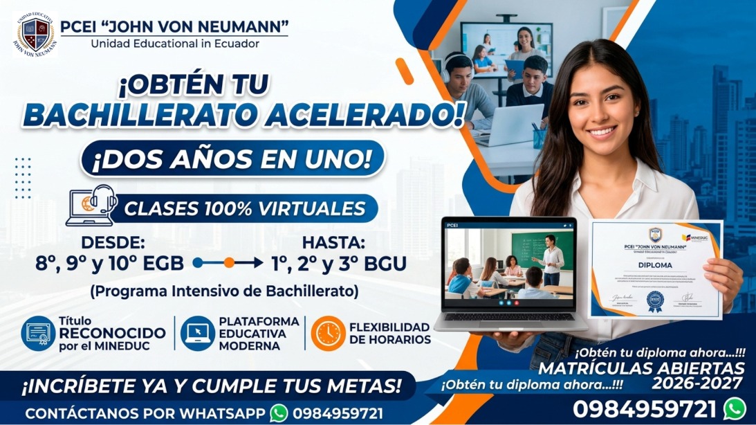 ManfreMoran1's tweet photo. Matrículas abiertas del periodo Lectivo 2026 https://t.co/wd7cKFR0Tt
