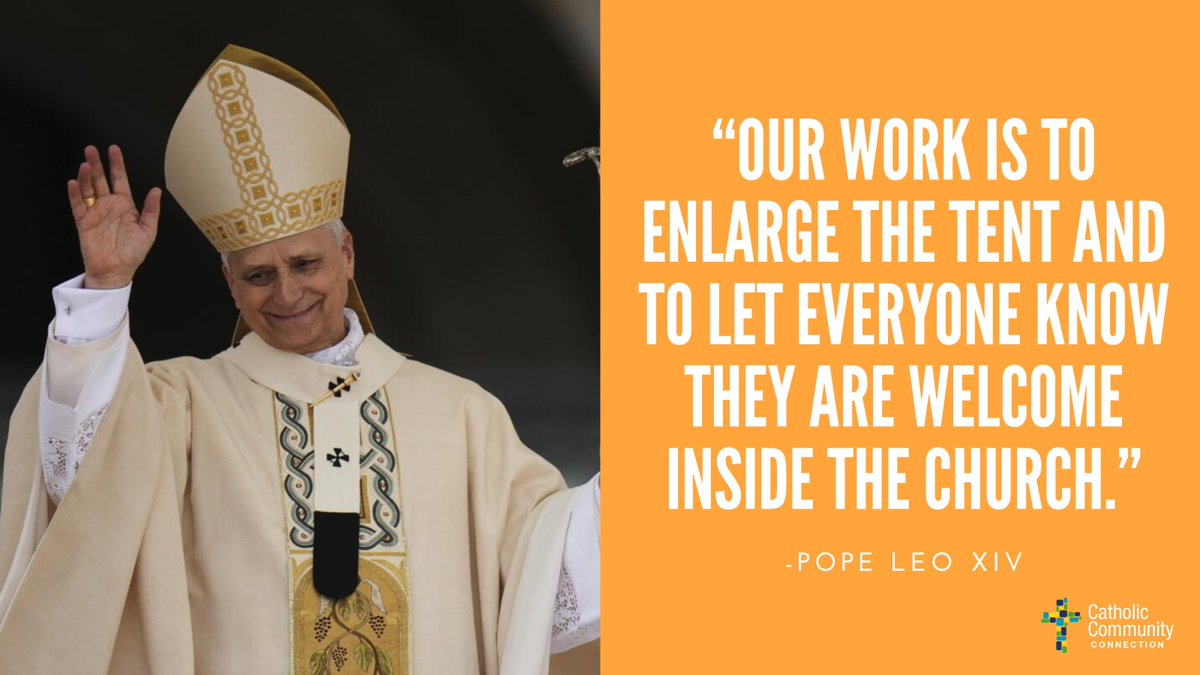 CatholiCommConn's tweet photo. Have a great Tuesday! #PopeLeo #tuesdaymotivation https://t.co/6IlELK097Q