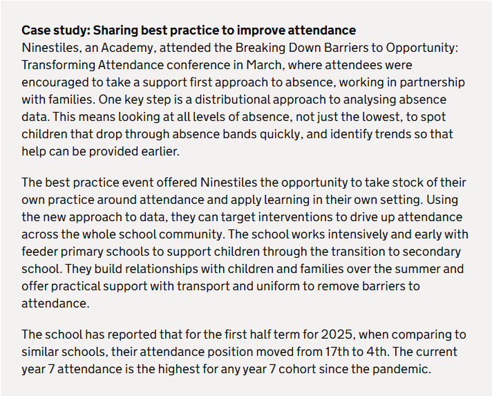 Ninestiles's tweet image. At Ninestiles, we not only comply with legislation, we inform it ✨📚💼
#ninestilesanacademy #achievement #commitment #respect #SENDIA