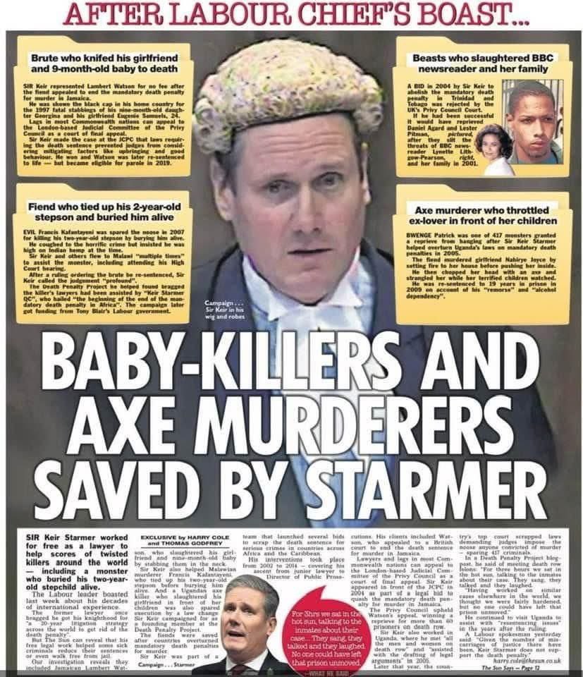 He has a soft spot for preds and baby killers