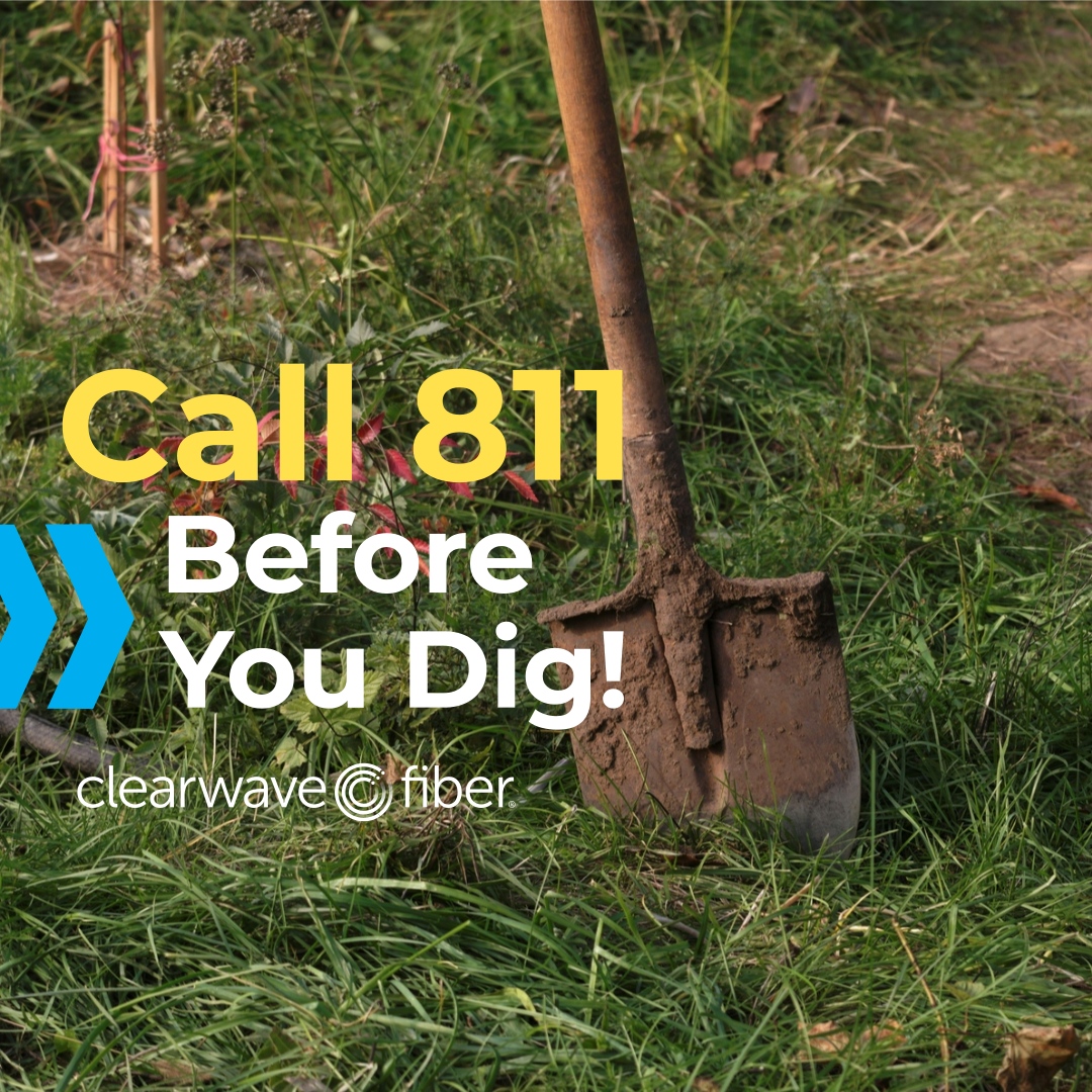 Clearwave_Fiber's tweet image. 🚧 April is Safe Digging Month

Before you dig, call 8-1-1.
It’s fast, free, and helps prevent disruptions to essential services.

Help keep your neighborhood connected.

#SafeDiggingMonth #CallBeforeYouDig