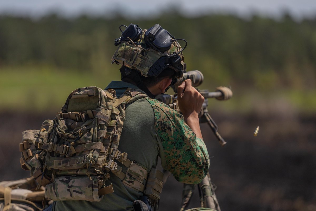 MCoEFortBenning's tweet photo. 🚨 International #Sniper Competition RECAP:

Congratulations to Staff Sgt. Tyler Johnson and Sgt. Spencer Harrell, representing the United States Marine Corps, on taking the #ISC2026 trophy. 
.
.
.
#InfantryWeek 
📸 Scope out the action: 🔗 https://t.co/JQ1Do8dy59 https://t.co/fxq82K7KTA
